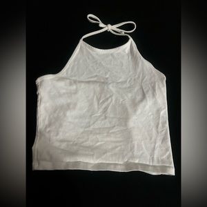 Brandy Melville White Halter Top